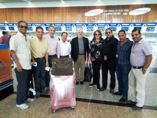 Viaje Gran Maestro junto a comisión a Guayaquil - Ecuador